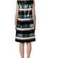 Multicolor Sequined Sleeveless Shift Dress