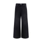 Black Cotton Jeans Denim