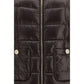 Brown Polyamide Full-Length Jacket