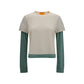 Beige Cotton Sweatshirt