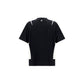 Black Polyester T-Shirt