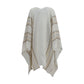 Beige Linen Poncho