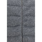 Gray Polyester Sleeveless Jacket