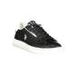 Black Polyester Men's Sneaker