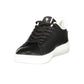 Black Polyester Men's Sneaker