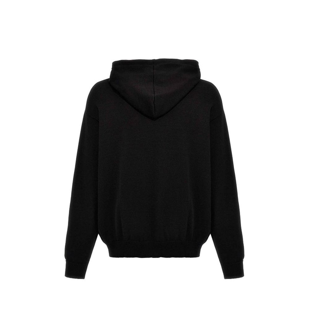 Black Cotton Sweatshirt