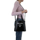 Black Calfskin Tote Bag