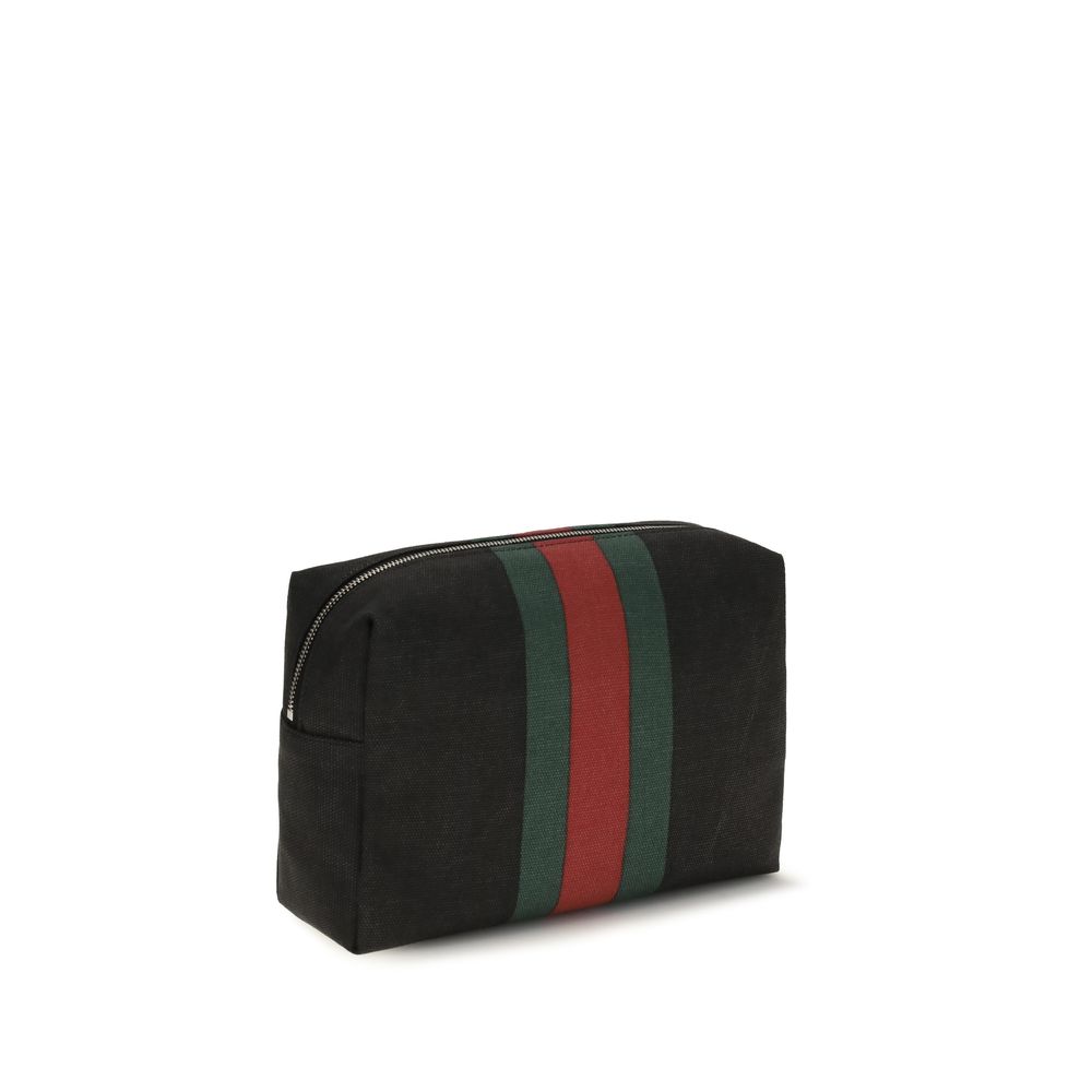 Black Cotton Handbag