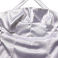 White Satin Halter Backless Long Gown Dress