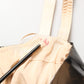 Brown Transparent Vinyl Sheath Midi Dress