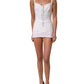 Black Cotton Corset Style Fitted Mini Dress