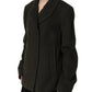Dark Green Double Breasted Peacoat Jacket