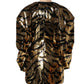 Black Gold Sequin Tiger Stripe Blazer Jacket