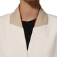 Antwerp White Wool Long Trench Coat Jacket