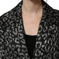 Brown Mohair Belted Long Trench Coat Jacket