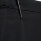 Black DGVIB3 Stretch Jersey Midi Pencil Cut Skirt
