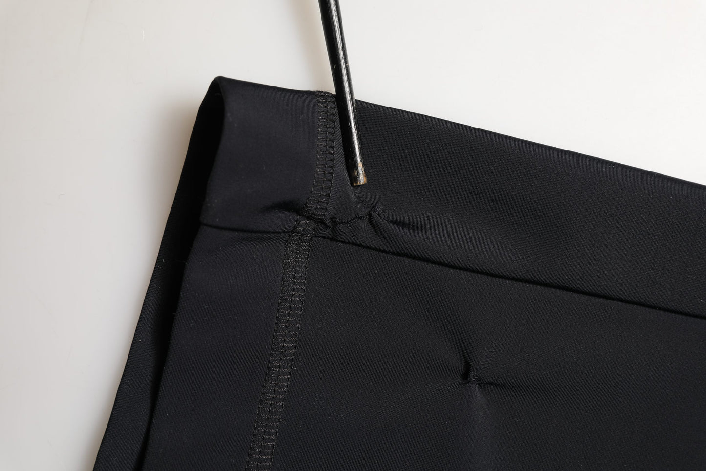 Black DGVIB3 Stretch Jersey Midi Pencil Cut Skirt