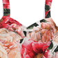 Multicolor Floral Cropped Bustier Tank Top