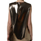 Metallic Bronze Roundneck SleevelessTank Top