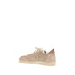 Beige Calf Leather Bos Taurus Low Top Sneakers