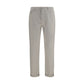 White Cotton Straight-Leg Jeans
