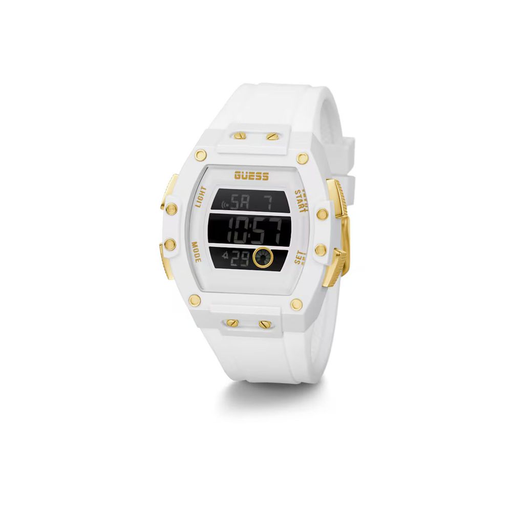 White Synthetic Digital Watch