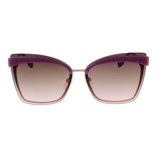 Purple Metal Sunglasses
