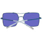 Blue Metal Sunglasses