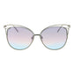 Gray Metal Sunglasses