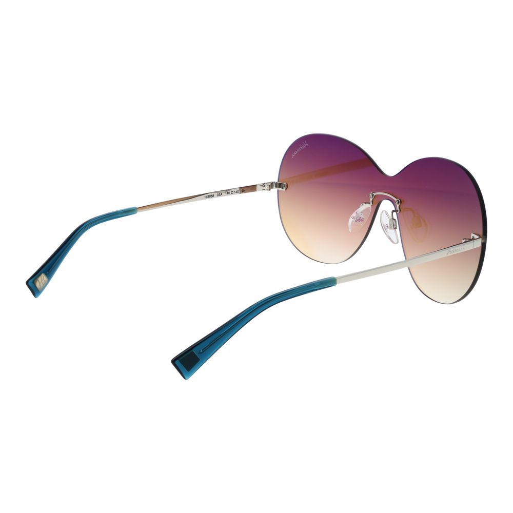 Gray Metal Sunglasses