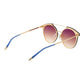 Blue Metal Sunglasses