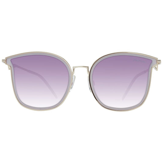 Beige Metal Sunglasses