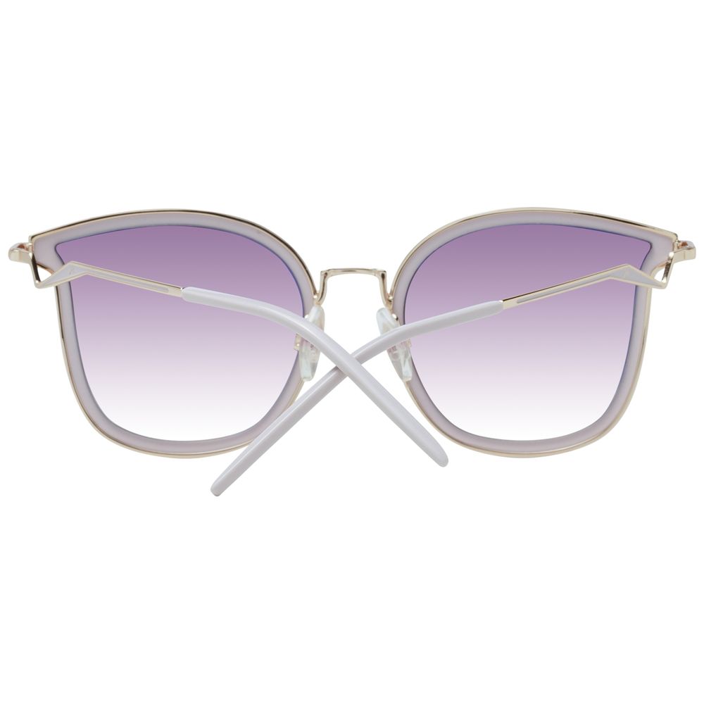 Beige Metal Sunglasses