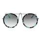 Multicolor Metal Sunglasses