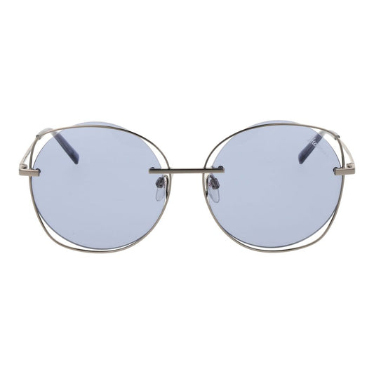 Gray Metal Sunglasses