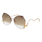 Multicolor Metal Sunglasses