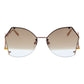 Multicolor Metal Sunglasses