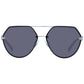 Gray Metal Sunglasses