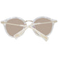 Beige Plastic Sunglasses