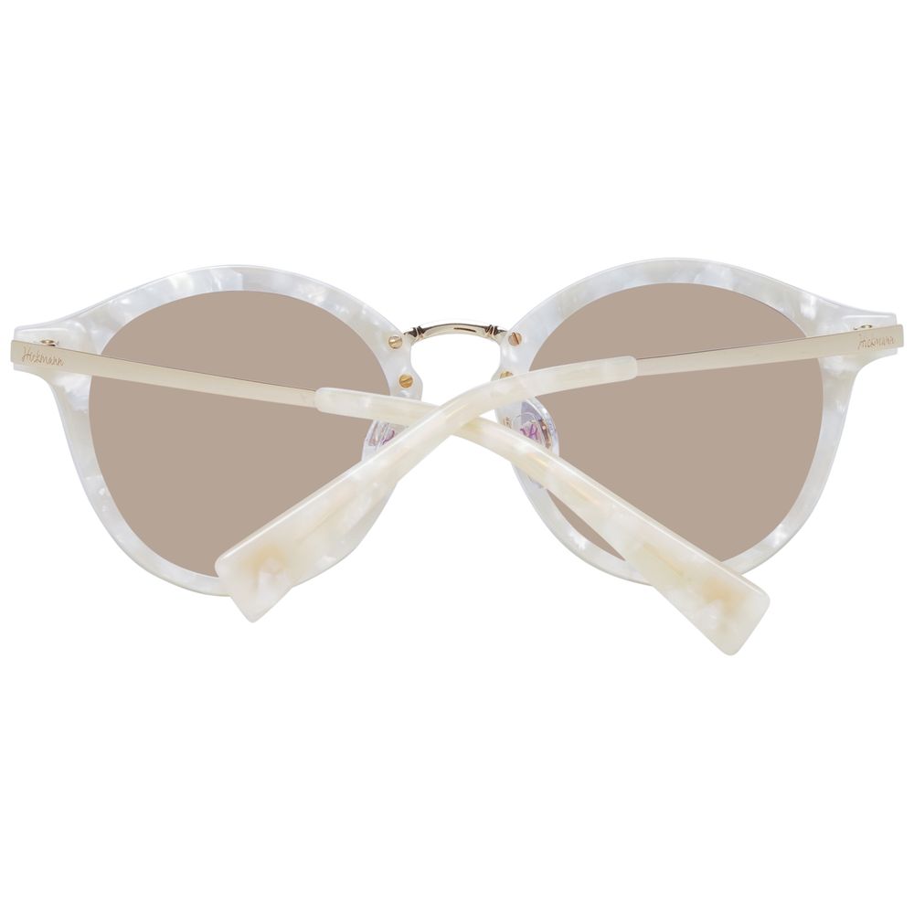 Beige Plastic Sunglasses