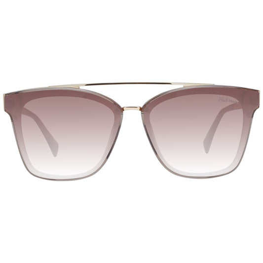 Brown Metal Sunglasses