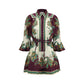 Multicolor Linen Casual Dress