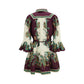 Multicolor Linen Casual Dress