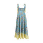 Multicolor Linen Casual Dress