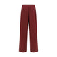 Bordeaux Cotton Athletic Pants