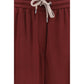 Bordeaux Cotton Athletic Pants