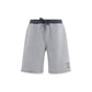 Gray Cotton Bermuda Shorts