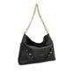 Black Calfskin Shoulder Bag