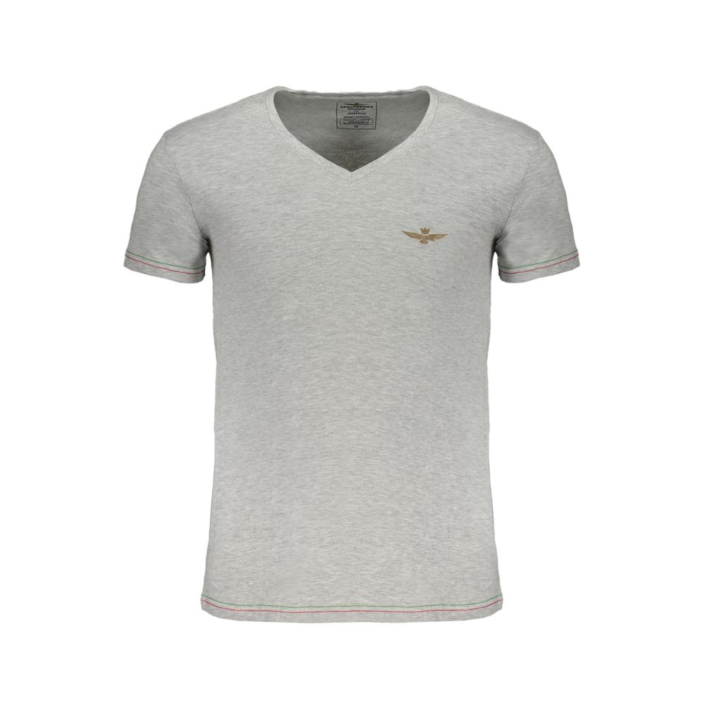 Brown Cotton Men T-Shirt