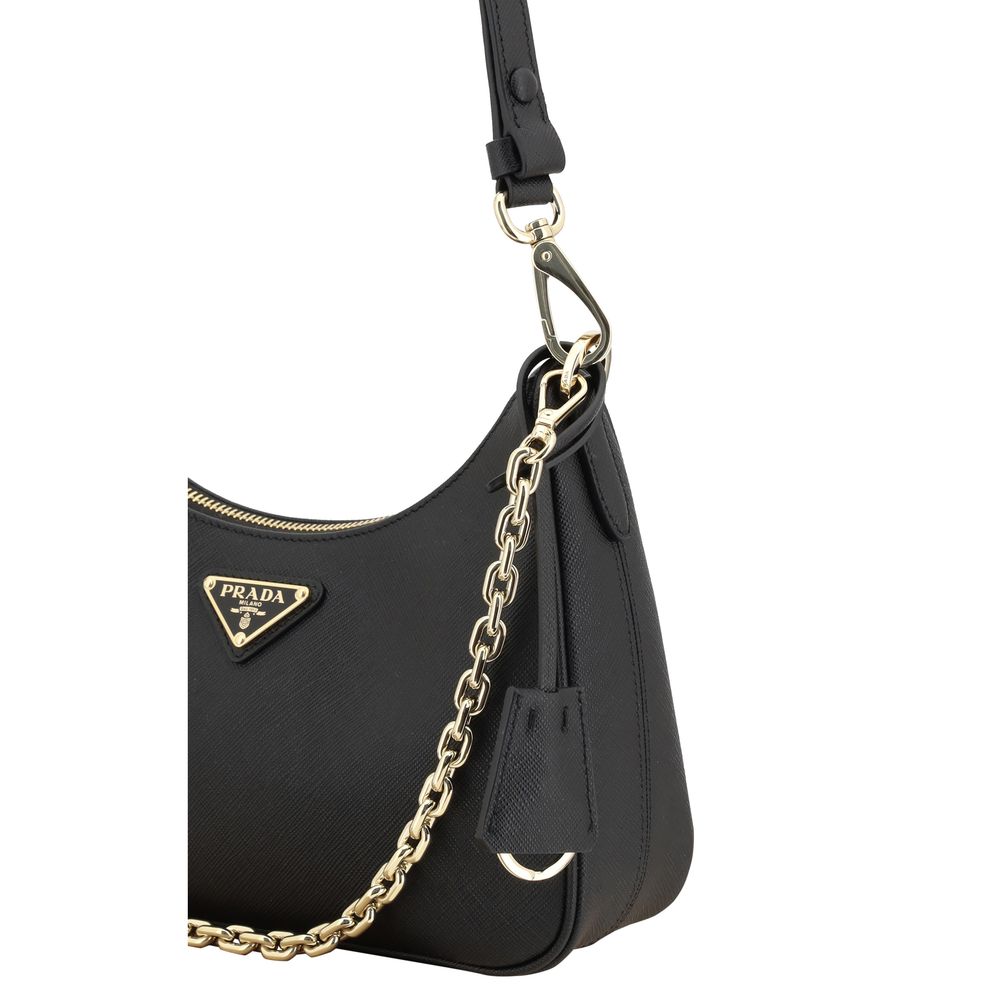 Black Calf Leather Bos Taurus Shoulder Bag